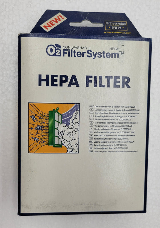 NEW ELECTROLUX O2 HEPA Filter for Vacuum Cleaner EFH12 (non-washable) Made in Sweden