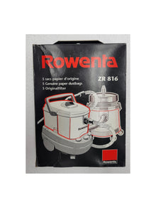  NEW Genuine Rowenta Vacuum Bags 5 Pack for Rowenta Canister Vacuums ZR 816