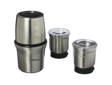  Kitchen Highline Wet/Dry Grinder+Chopper w/2 Cups Stainless Steel 200 Watts SP-7412S