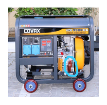  Covax 7.5kw (7500 Watts) Portable Diesel Generator Key Start KDE9500E