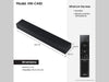 Samsung 2 Channel Bluetooth Wireless Sound Bar w/Built-In Woofer HW-C400