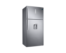  Samsung 220 Volts 23 cu.ft. Top Mount Refrigerator w/Water Dispenser Stainless Steel RT62K7110S9