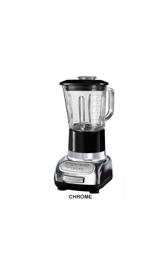 KitchenAid Artisan Blender 6 Cups Glass Jar Polished Chrome 670 Watts 5KSB5553ECR