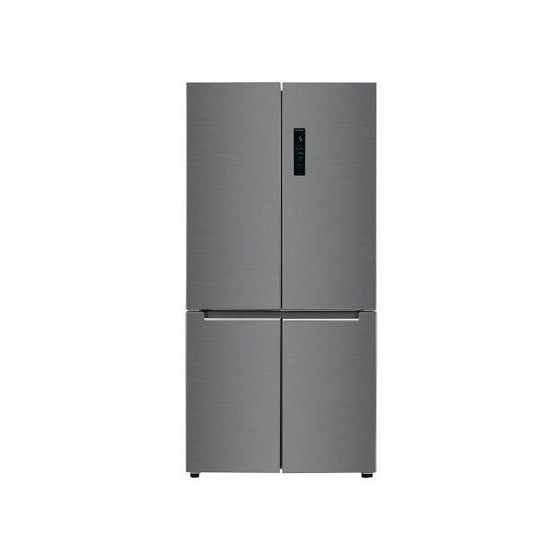 220 Volts Mabe/General Electric 21 cu.ft. 220V 4-Door Refrigerator w/Ice Maker Stainless Steel MTB516JKRSS0