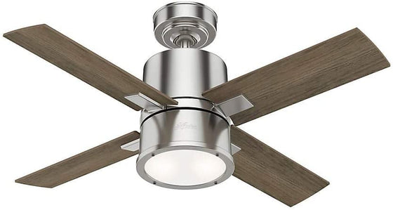 Hunter Beck 42" Ceiling Fan w/Integrated Light Kit 4 Blades 50655