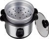 220 Volts Frigidaire 1L Stainless Steel Rice Cooker w/Separate Steamer Tray FD9010