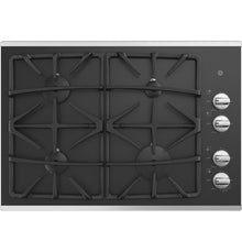  GE 30" Gas on Glass Cooktop 4 Burners JGP5530SLSS