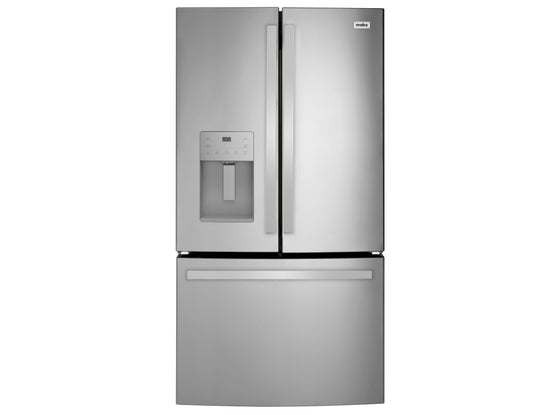 220 Volts Mabe/General Electric 26 cu.ft. French Door Refrigerator w/Ice & Water Dispenser Stainless Steel MFO26JSPFFS