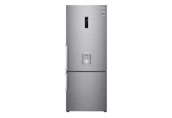 LG 220 Volts Bottom Freezer w/Water Dispenser Stainless Steel 16 cu.ft. GC-F689BLCN