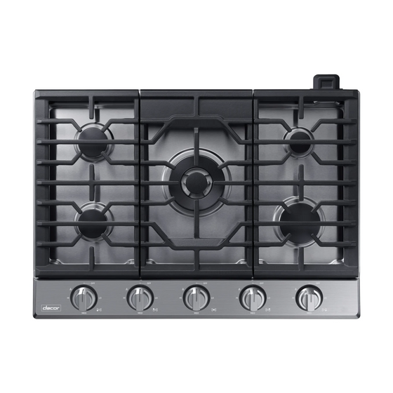 Dacor Transitional 30" Stainless Steel Gas Cooktop 5 Burners DTG30875NS