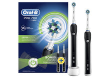  Braun Oral B Pro 790 3D CrossAction w/Timer 2 Pack D16.523.UH