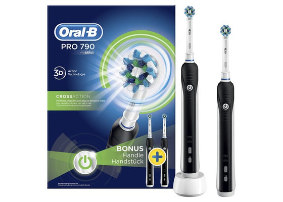 Braun Oral B Pro 790 3D CrossAction w/Timer 2 Pack D16.523.UH