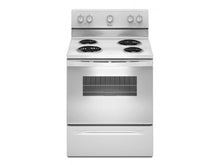  Whirlpool 30" Freestanding Electric Coil Range White 4 Burners 4.8 cu.ft. 4KWFC120MAW